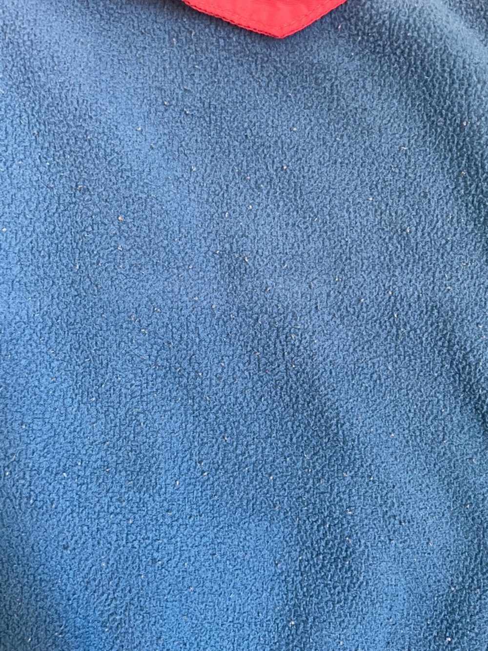 Patagonia Colorblock Fleece Hoodie in Mustard, Blue & Pink Accent - Picture 5 of 6